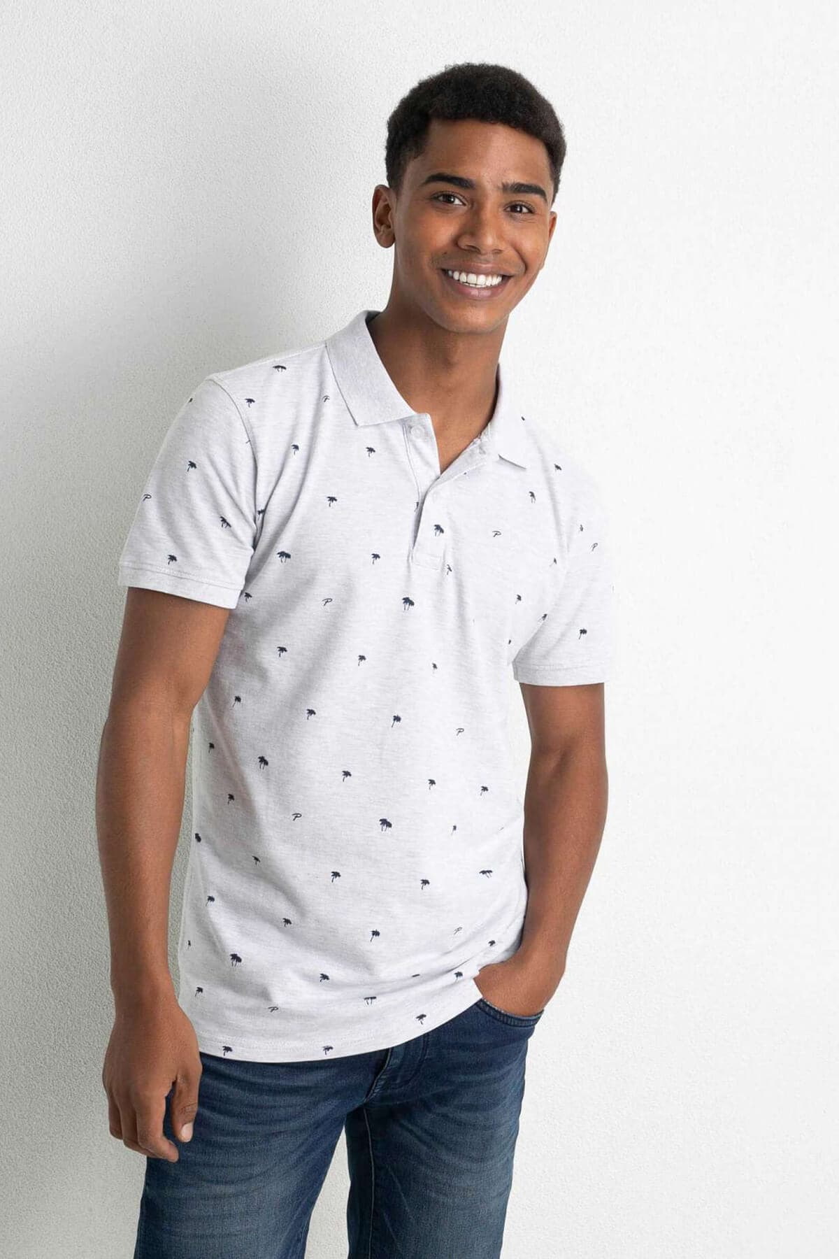 Men's Polo Shirts Petrol Industries Gray