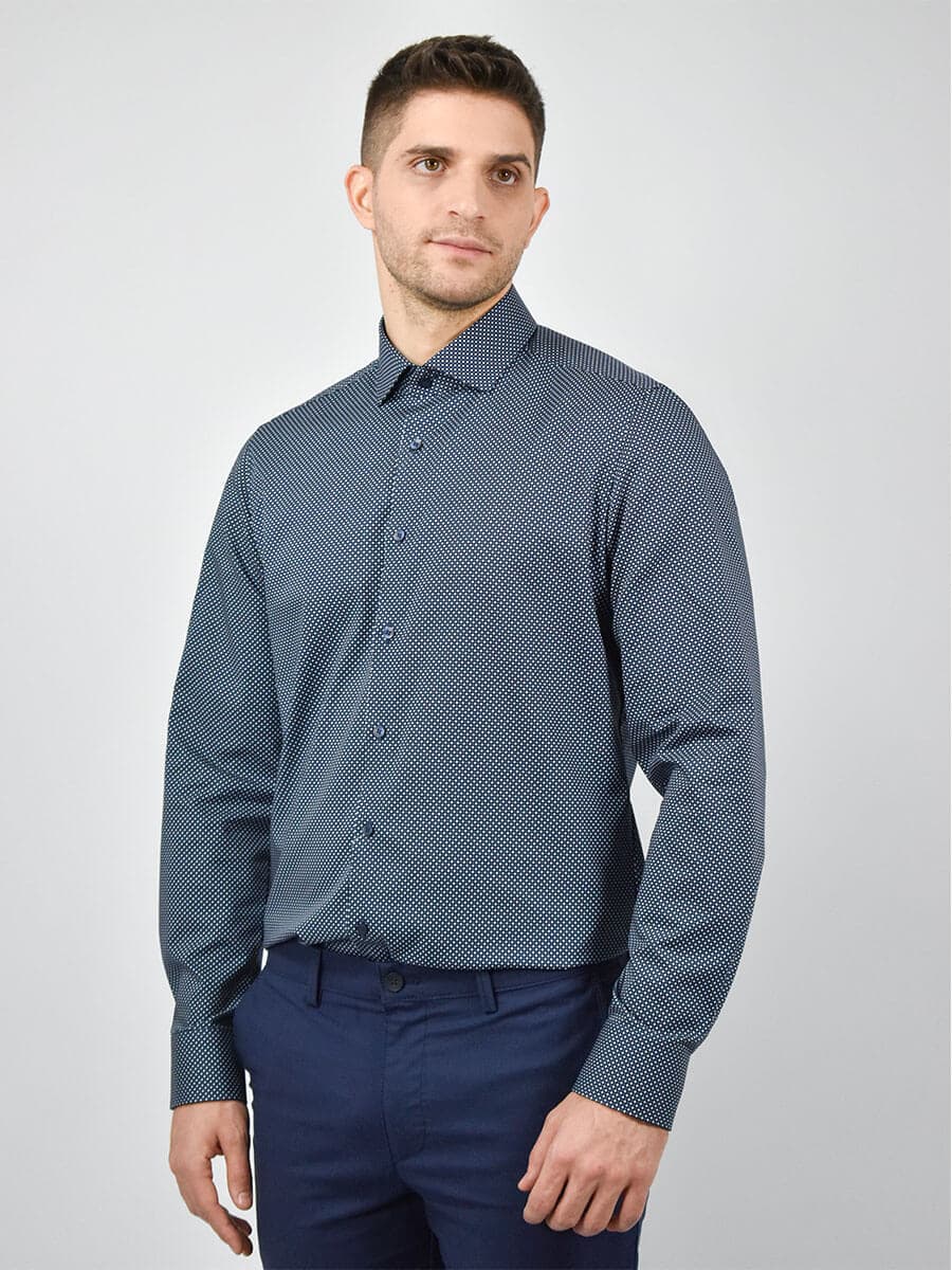 Olymp Πουκάμισο Με Μικροσχέδιο