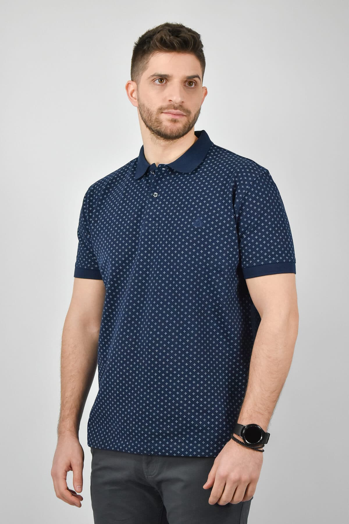 Men's Polo Shirts Visconti Blue