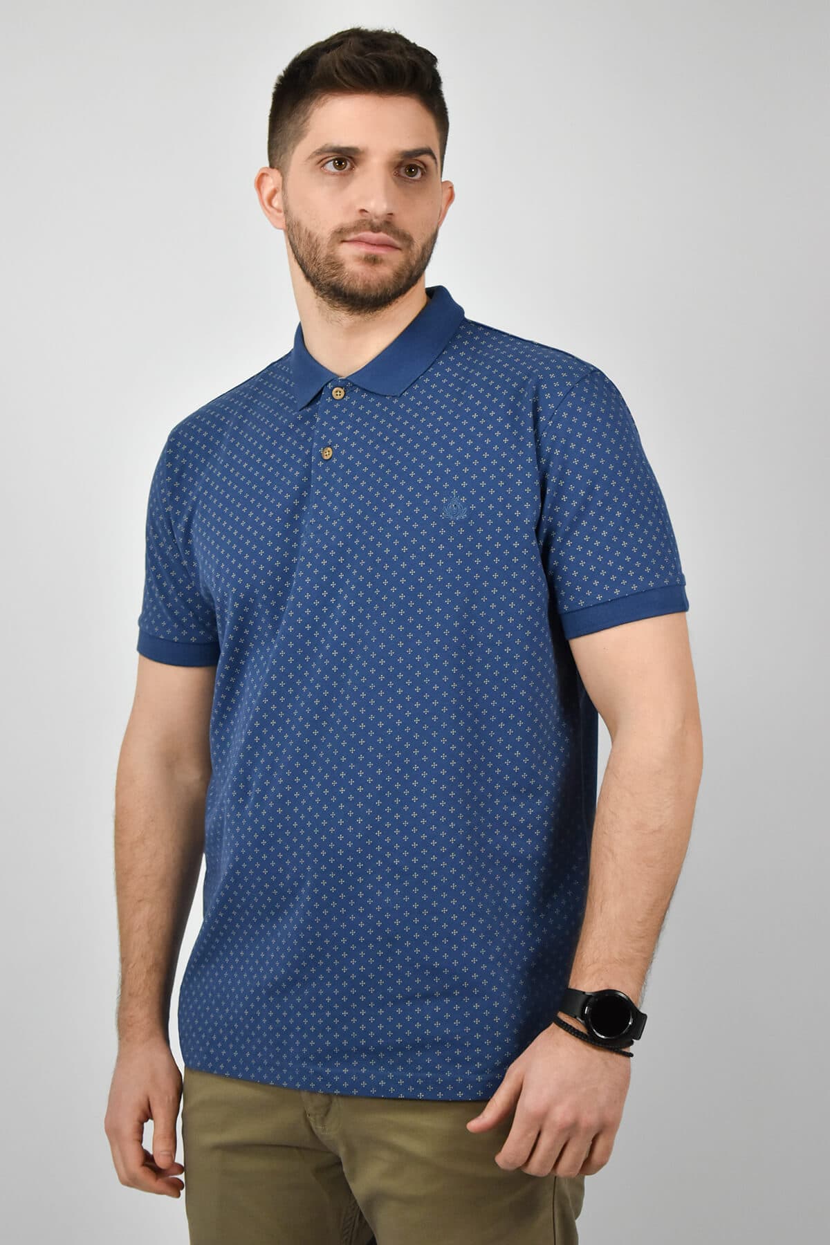 Men's Polo Shirts Visconti Blue