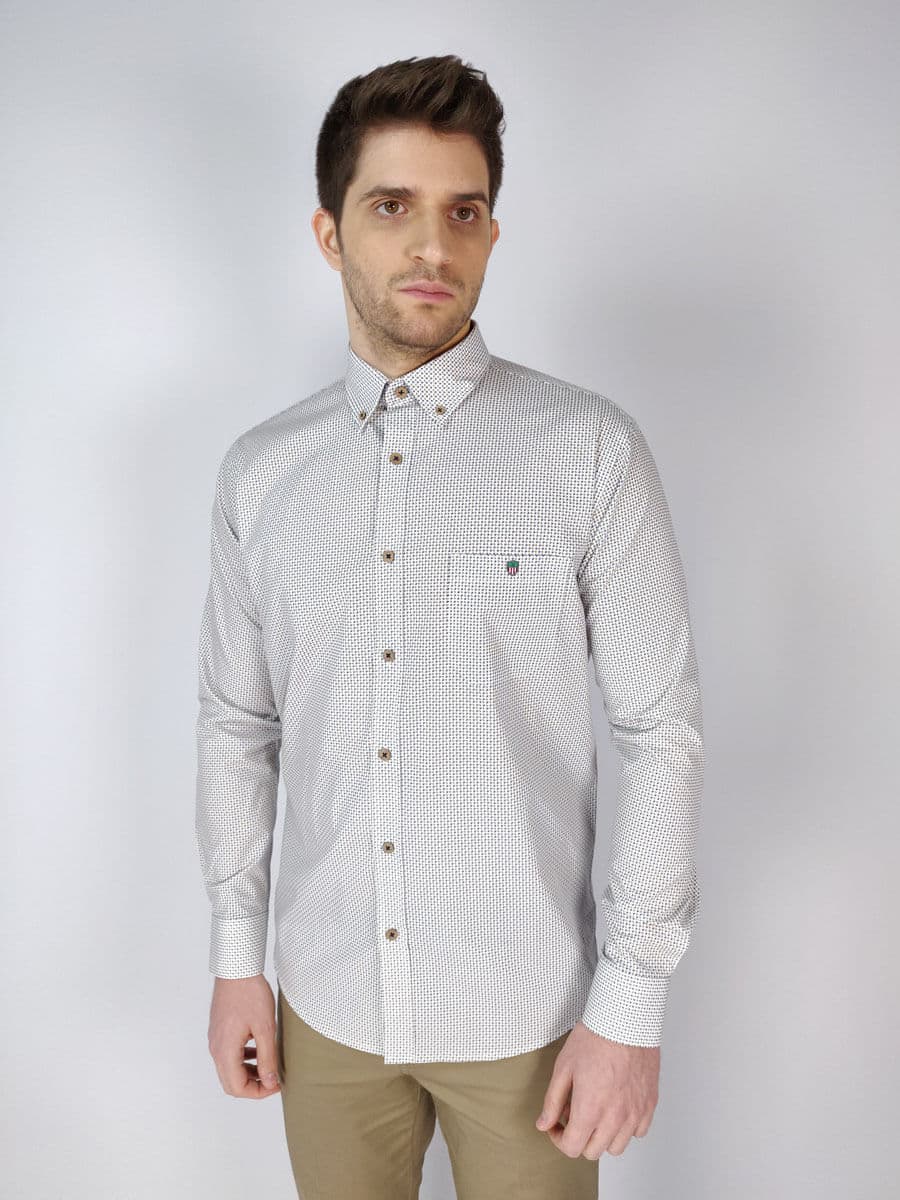 Visconti Πουκάμισο Με Μικροσχέδιο