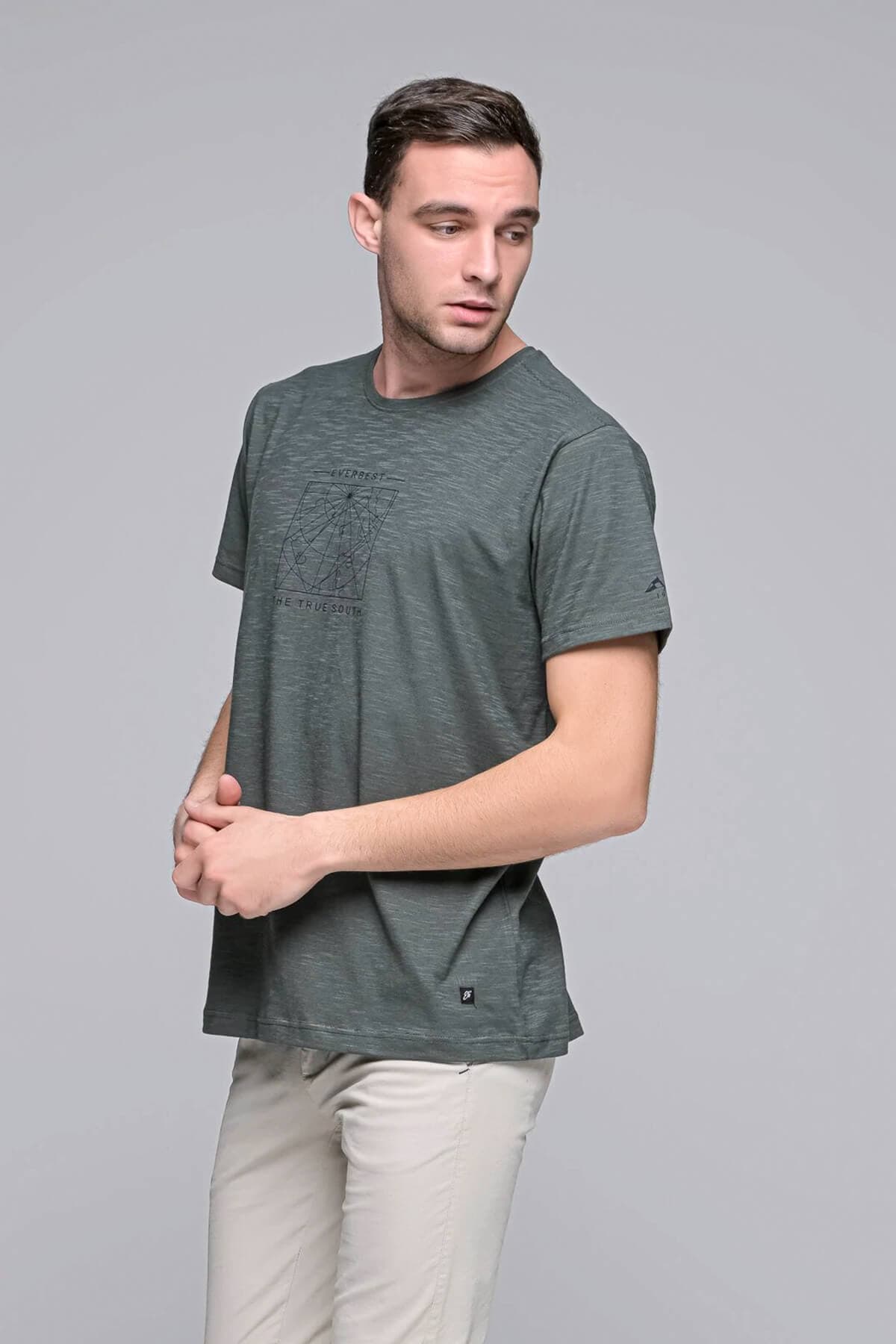 Everbest T-shirt Με Λογότυπο The True South