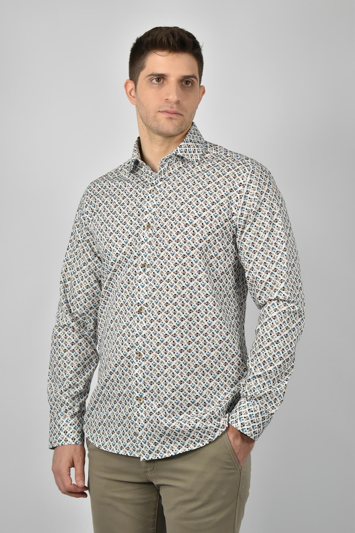 Men's Shirts Brand'S White