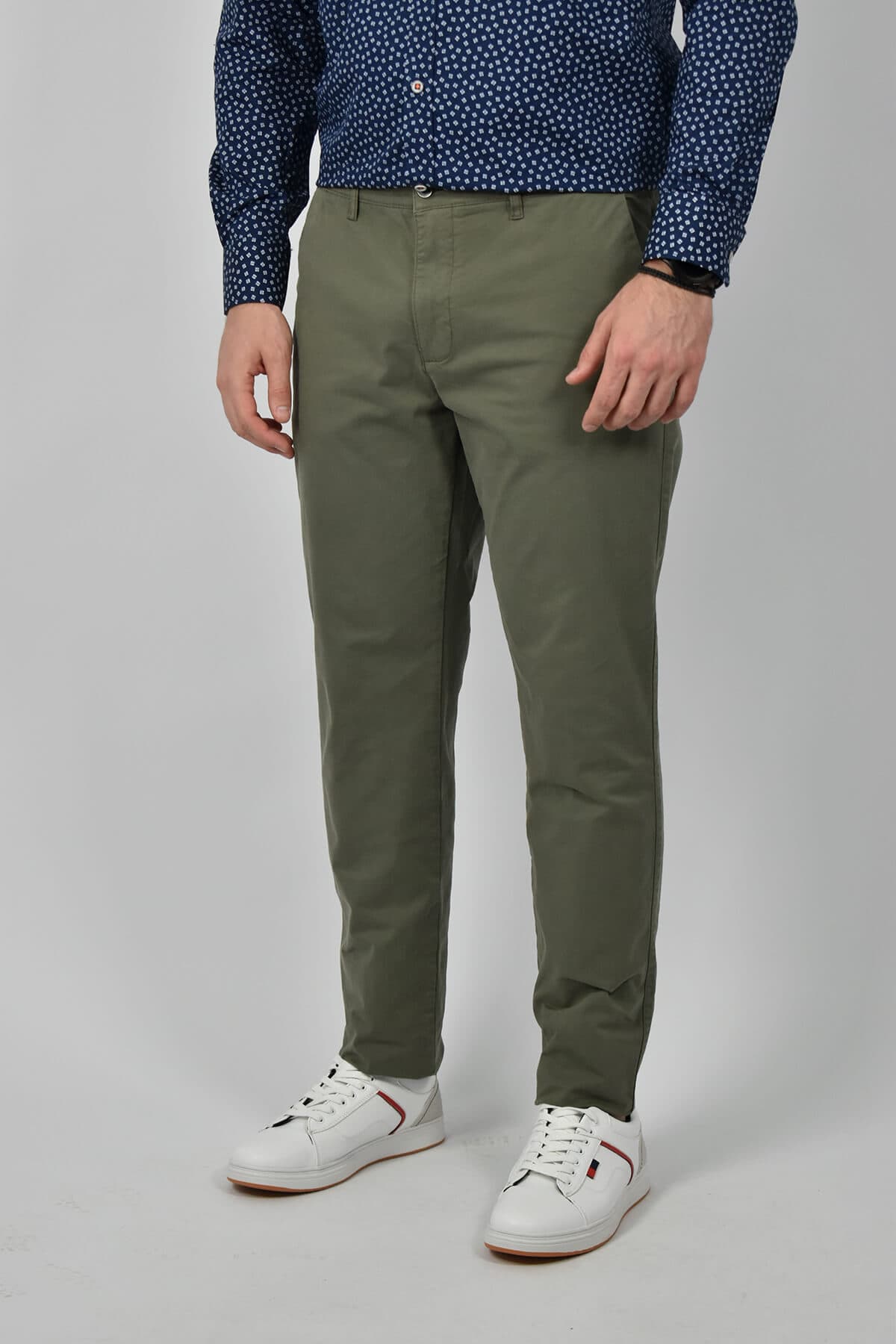 LCDN Παντελόνι Chinos Lisboa Confort - Σκούρο‌‌ μπλε - Arex 49