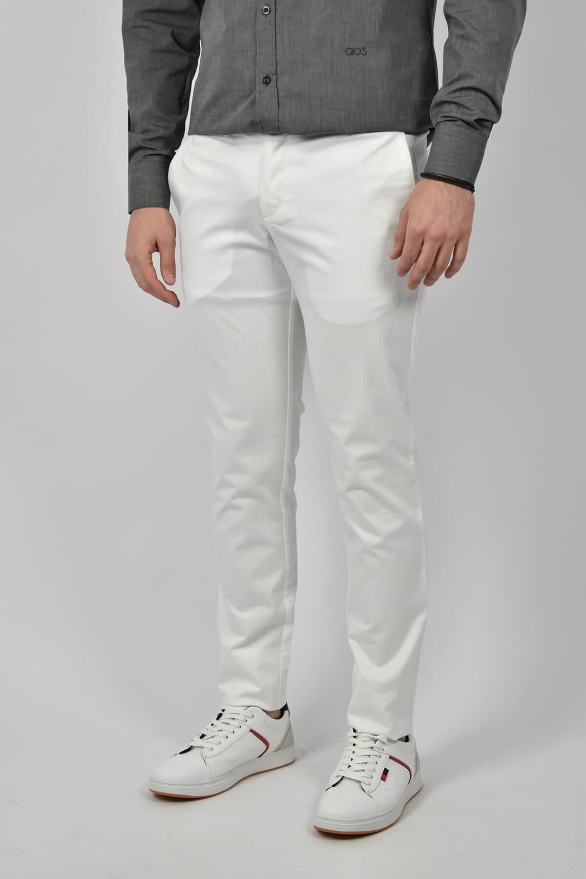 Men's Chino Pants Gio.S White