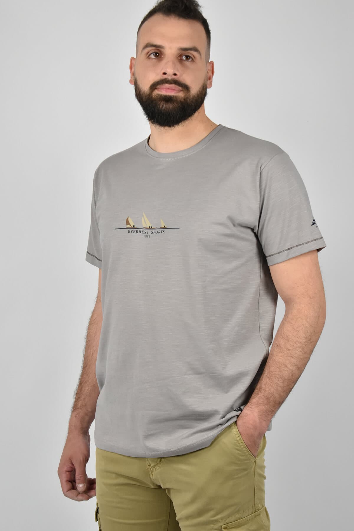 Everbest T-shirt Με Λογότυπο Everbest Sports - Σκούρο‌‌ μπλε