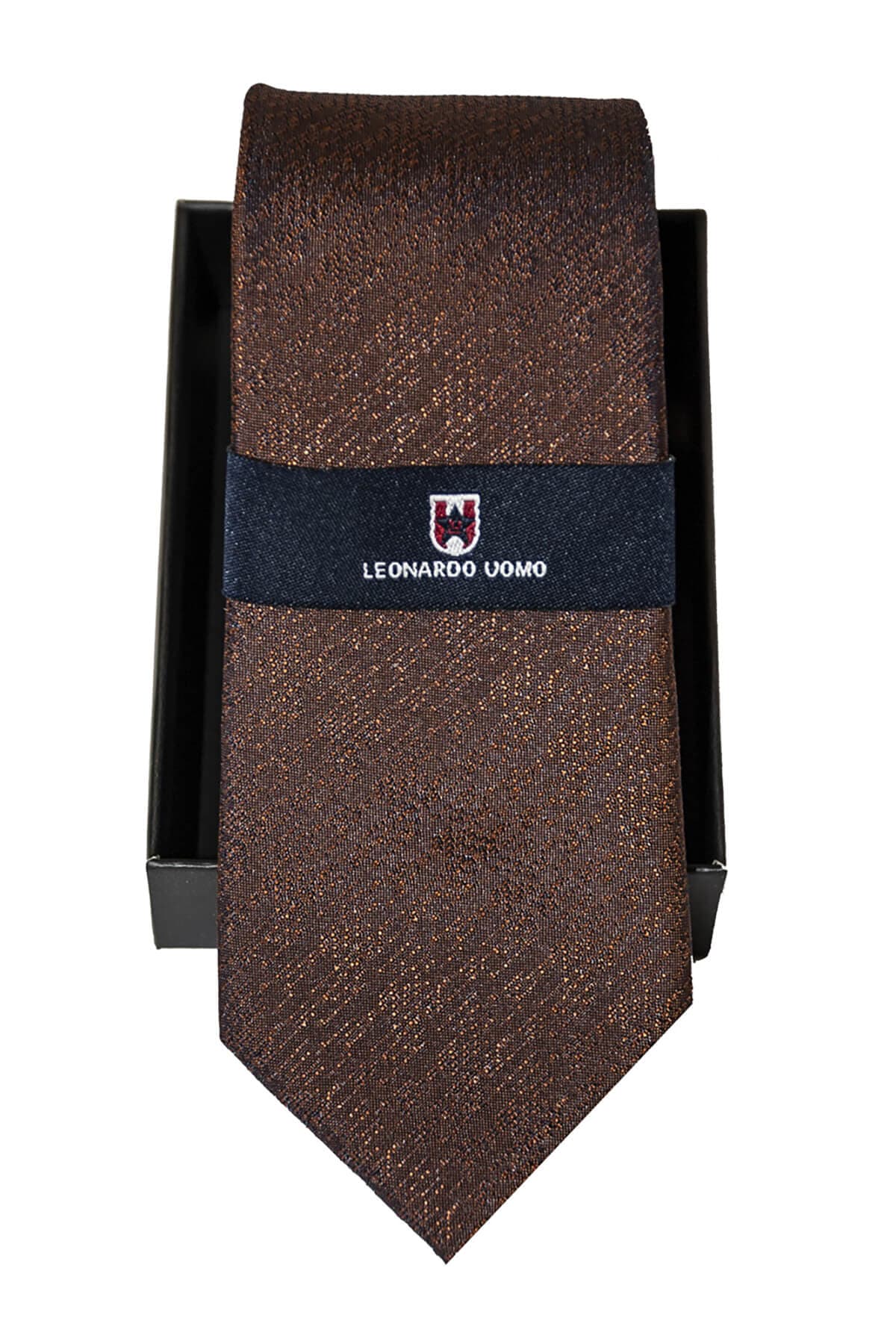 Men's Ties Leonardo Uomo Brown