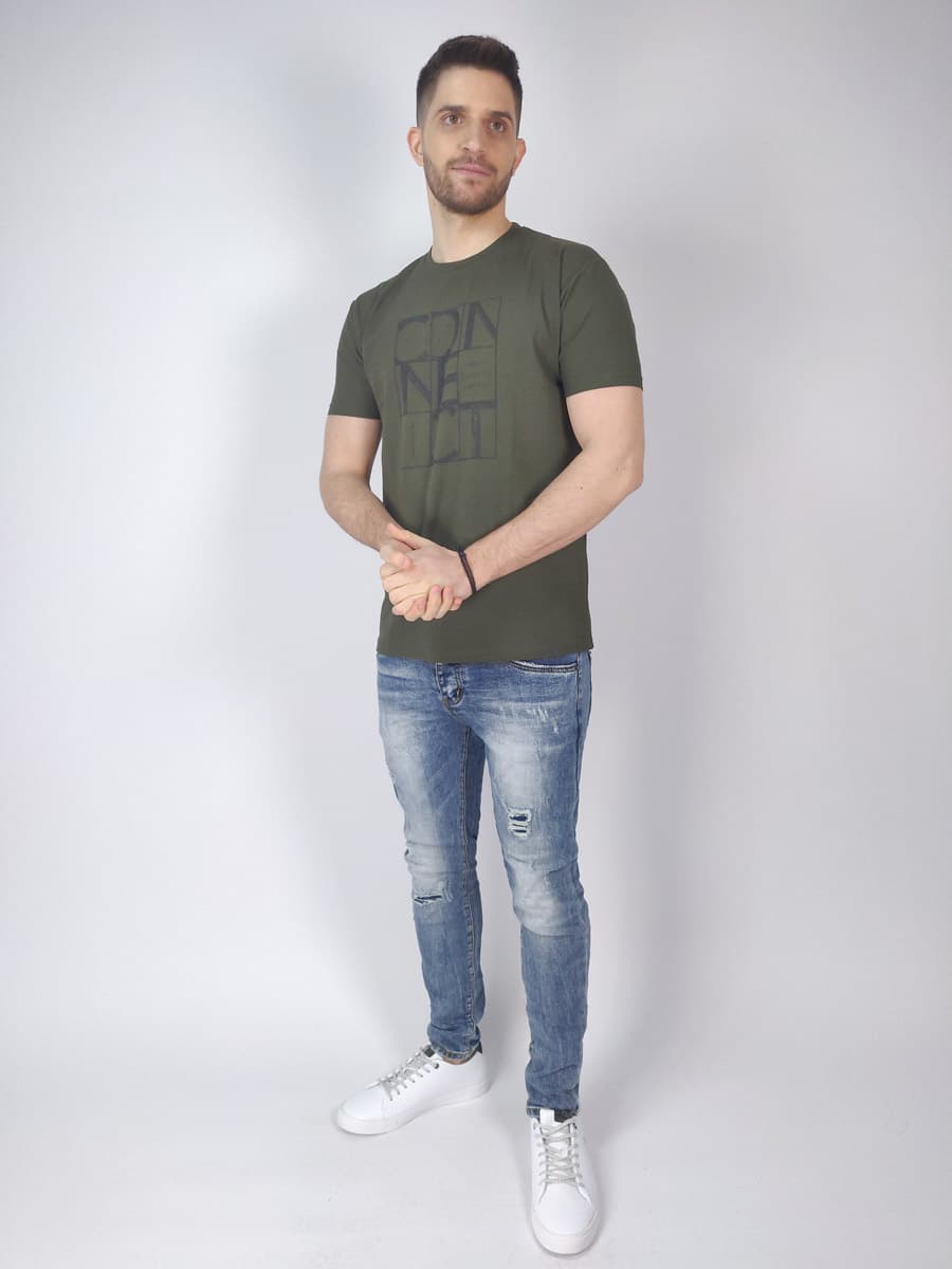 Everbest T-Shirt Με Στάμπα Logo.