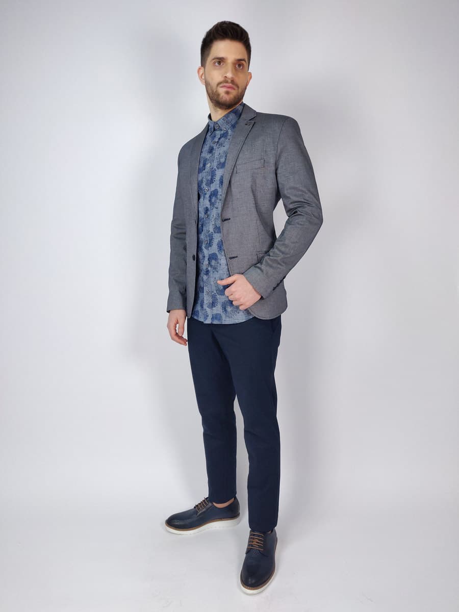 Future Couture Σακάκι Με Μικροσχέδιο