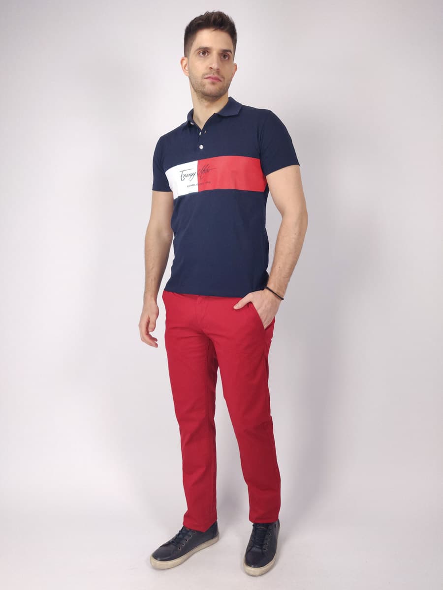 Men's Chino Pants Gnious Red