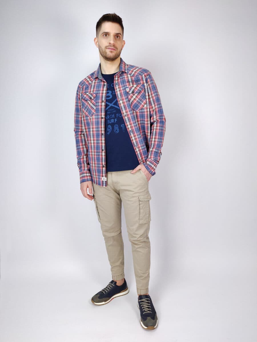 Petrol Industries Πουκάμισο Καρό