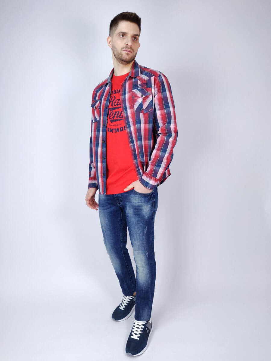 Petrol Industries Πουκάμισο Καρό