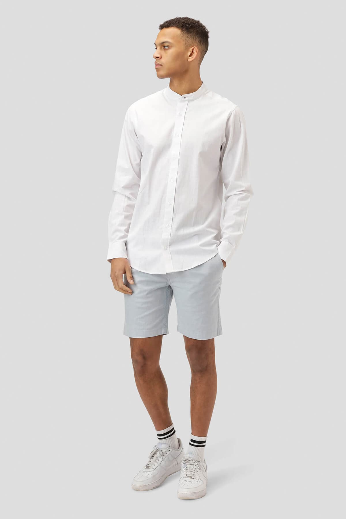 Marcus Πουκάμισο Woody Stand Solid LS