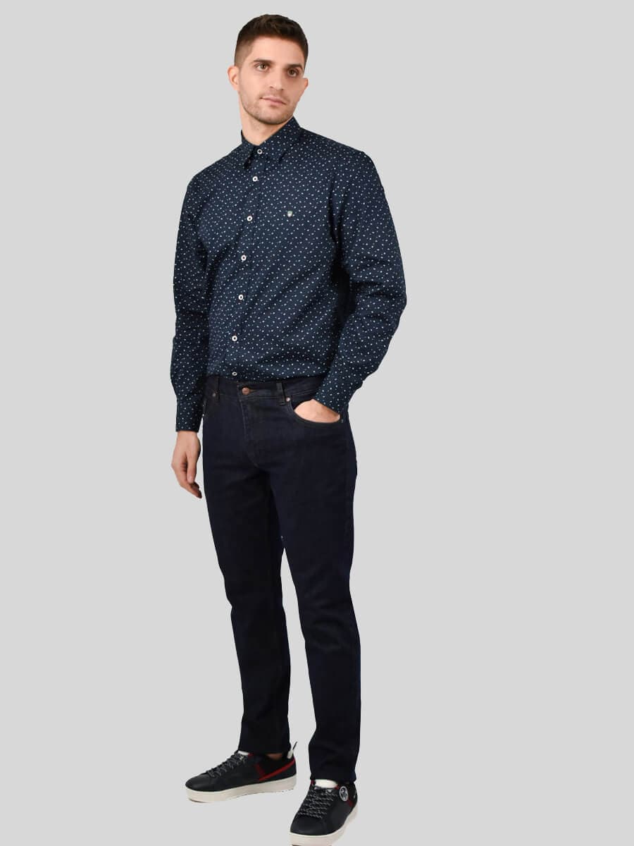 LCDN Τζιν - Σκούρο‌‌ μπλε - LORIS CONFORT LIVER 105VFB-100