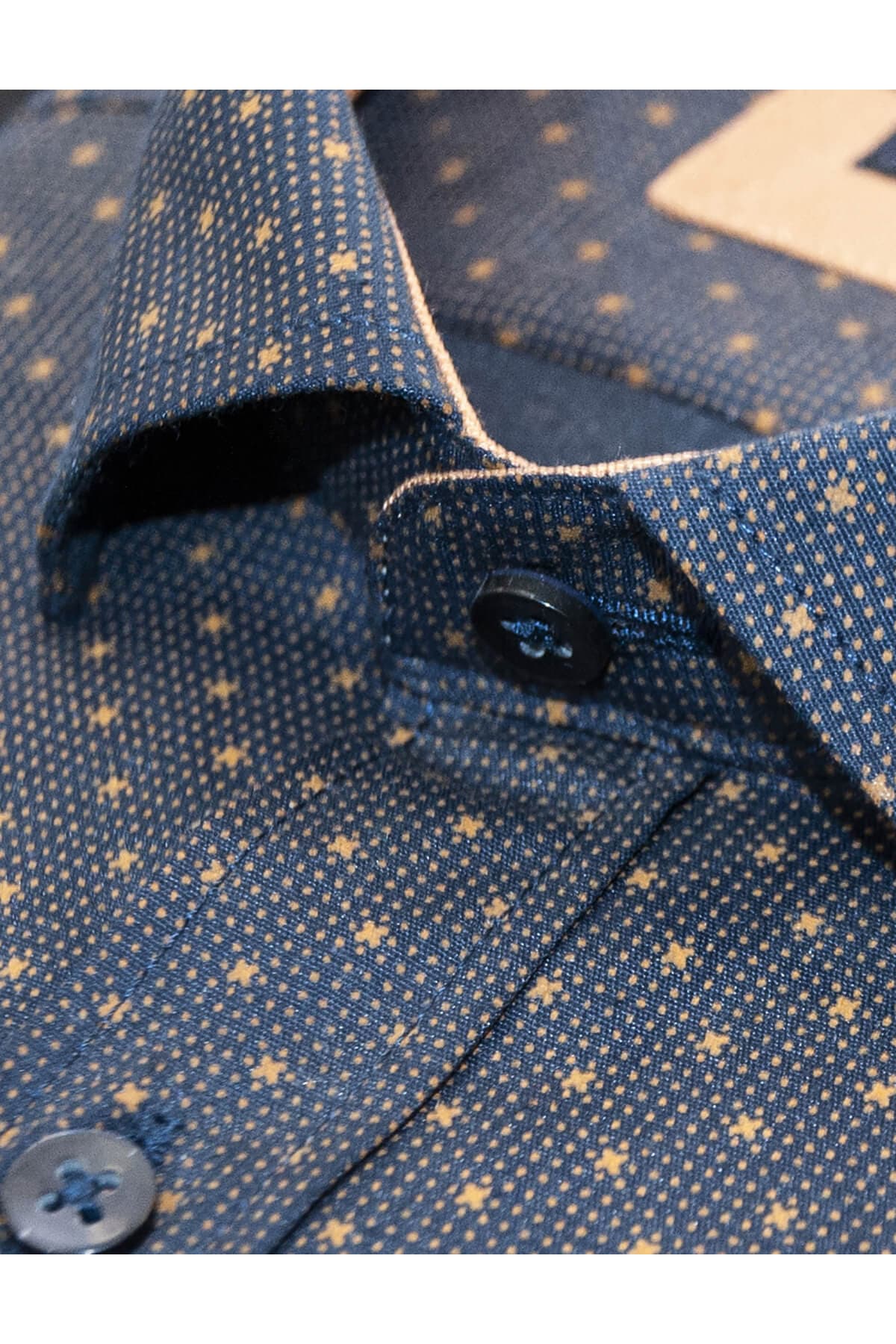 Leonardo Uomo Πουκάμισο Με Μικροσχέδιο