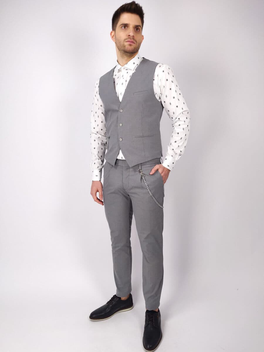 Men's Chino Pants Macan Gray