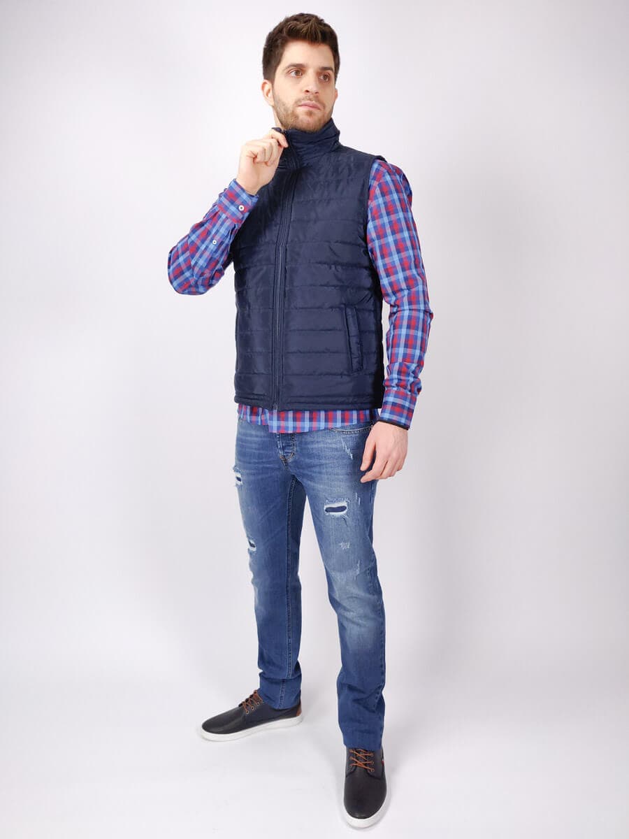 OEM Αμάνικο Μπουφάν - Σκούρο‌‌ μπλε - 25012