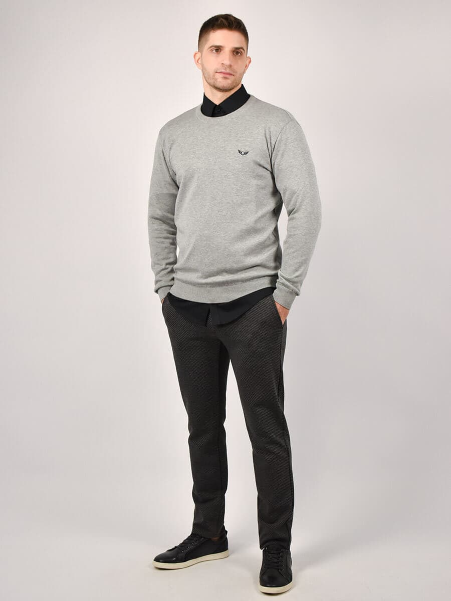 Men's Chino Pants Cars Gray