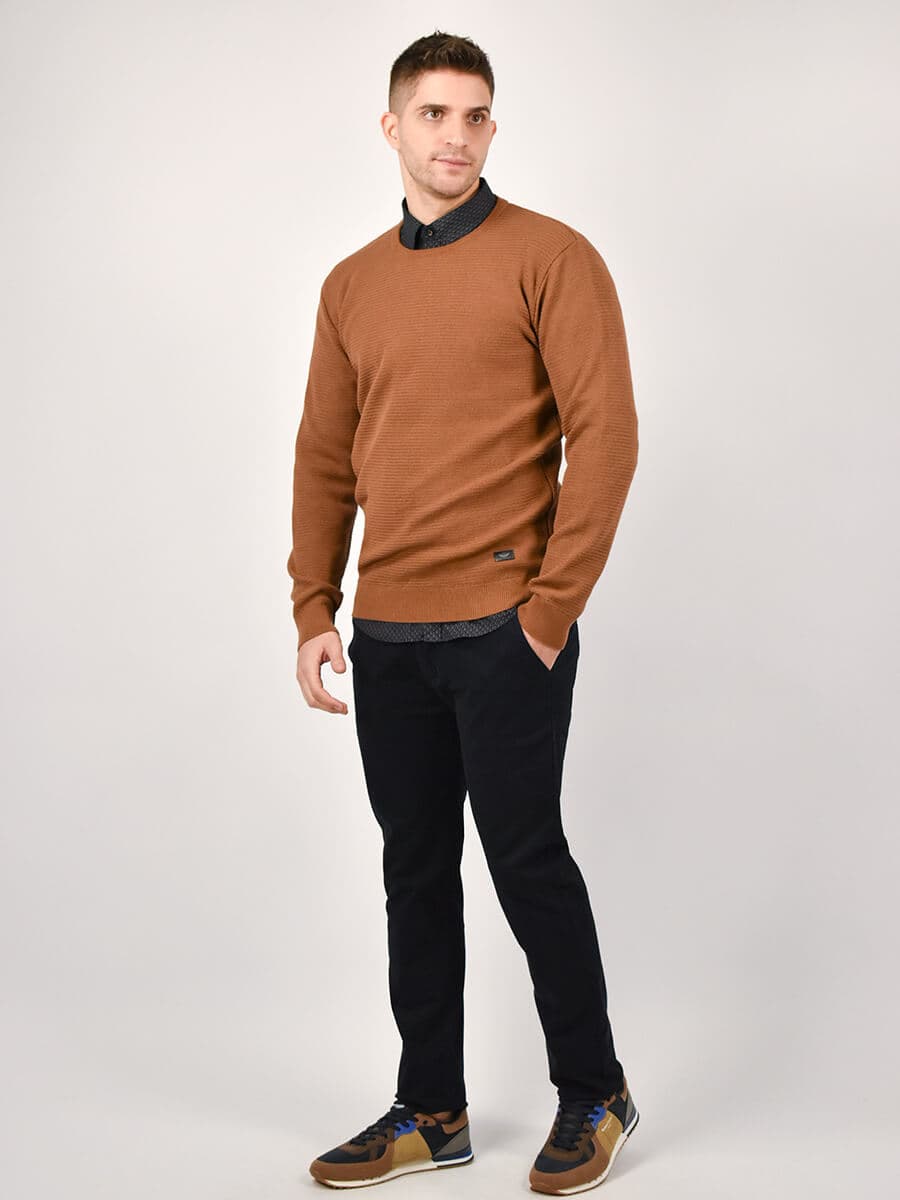 Side Effect Πουλόβερ Με Ανάγλυφο Σχέδιο