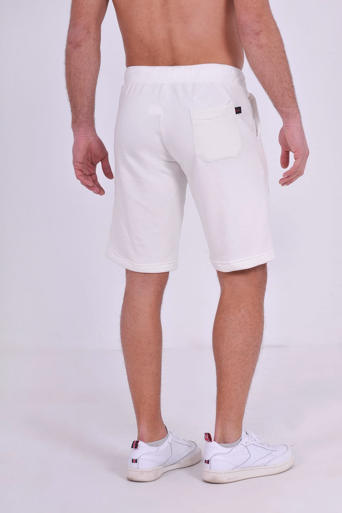Men's Sweat Shorts Clever White