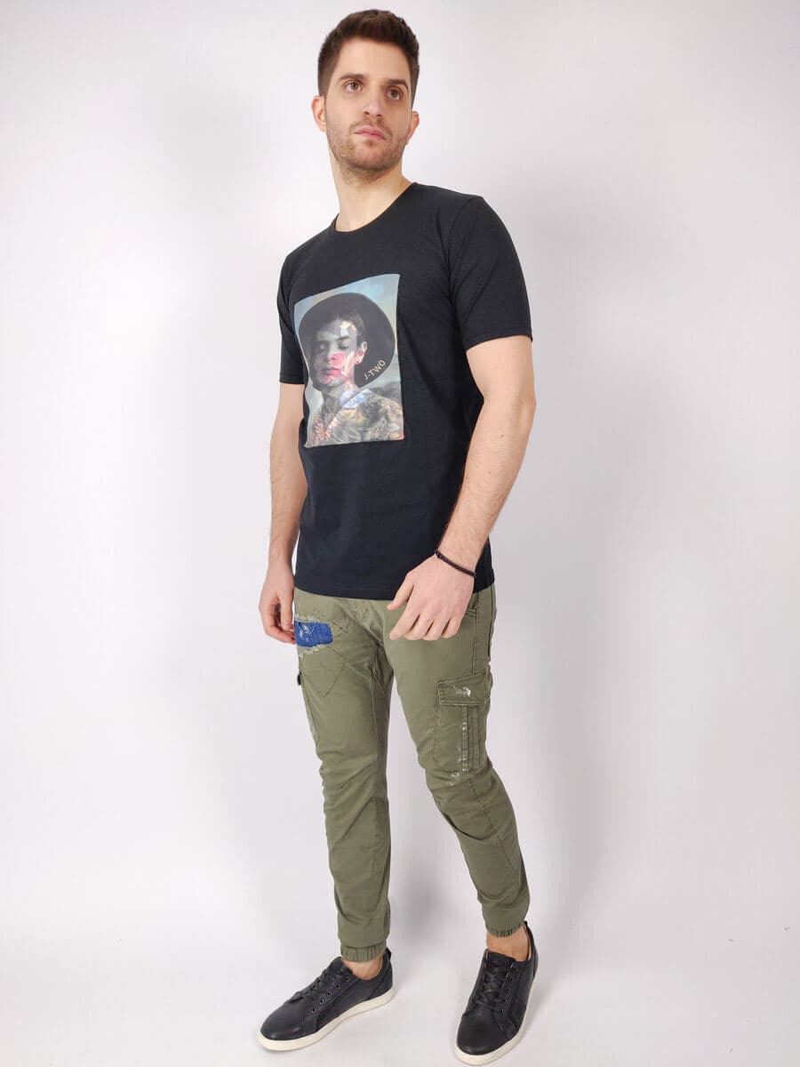 Cover Παντελόνι Cargo - Πράσινο - LOFT 7482