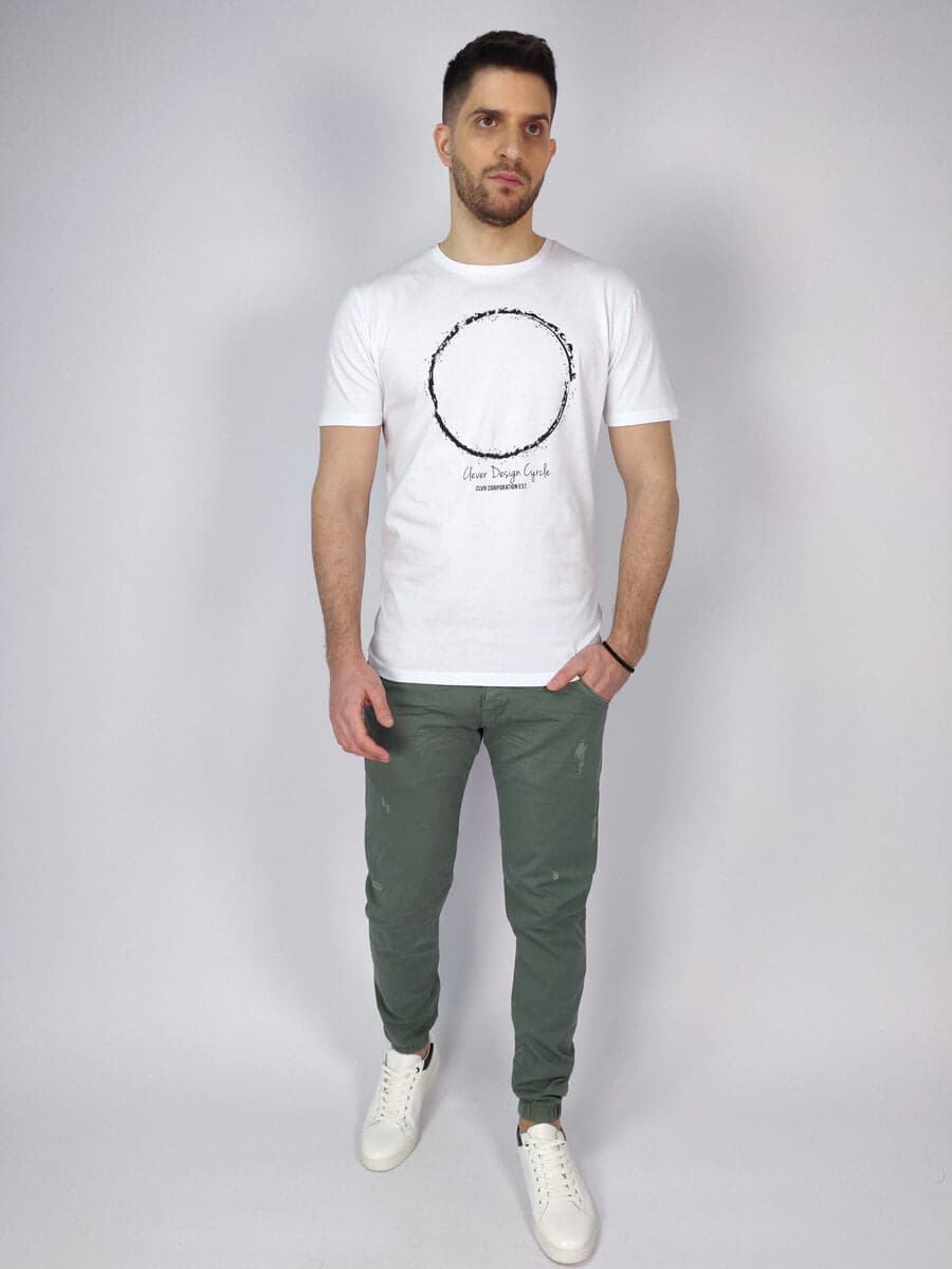 Damaged Παντελόνι Με Λάστιχο