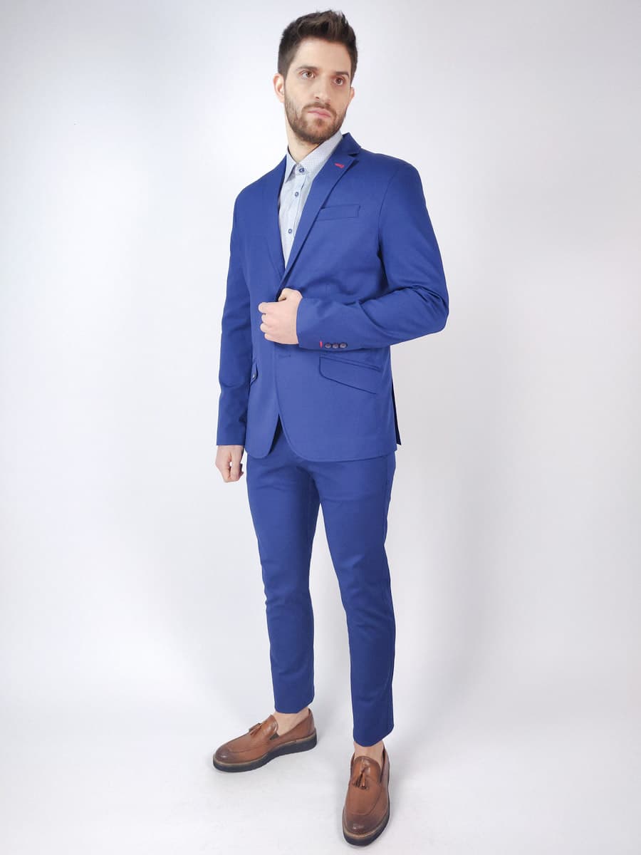 Men's Chino Pants Dellinger Man Blue