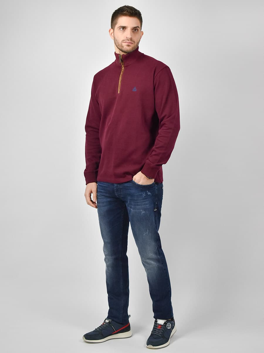 Visconti Πουλόβερ Με Φερμουάρ