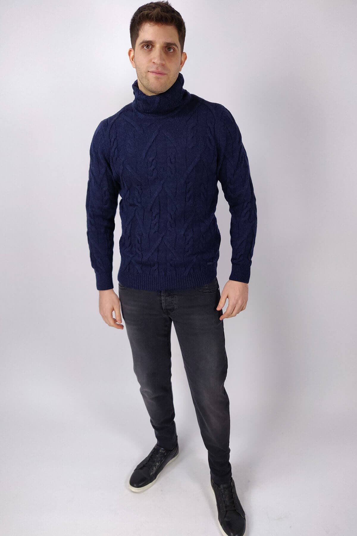 Sportswear Πλεκτό Ζιβάγκο - Σκούρο‌‌ μπλε - 5234