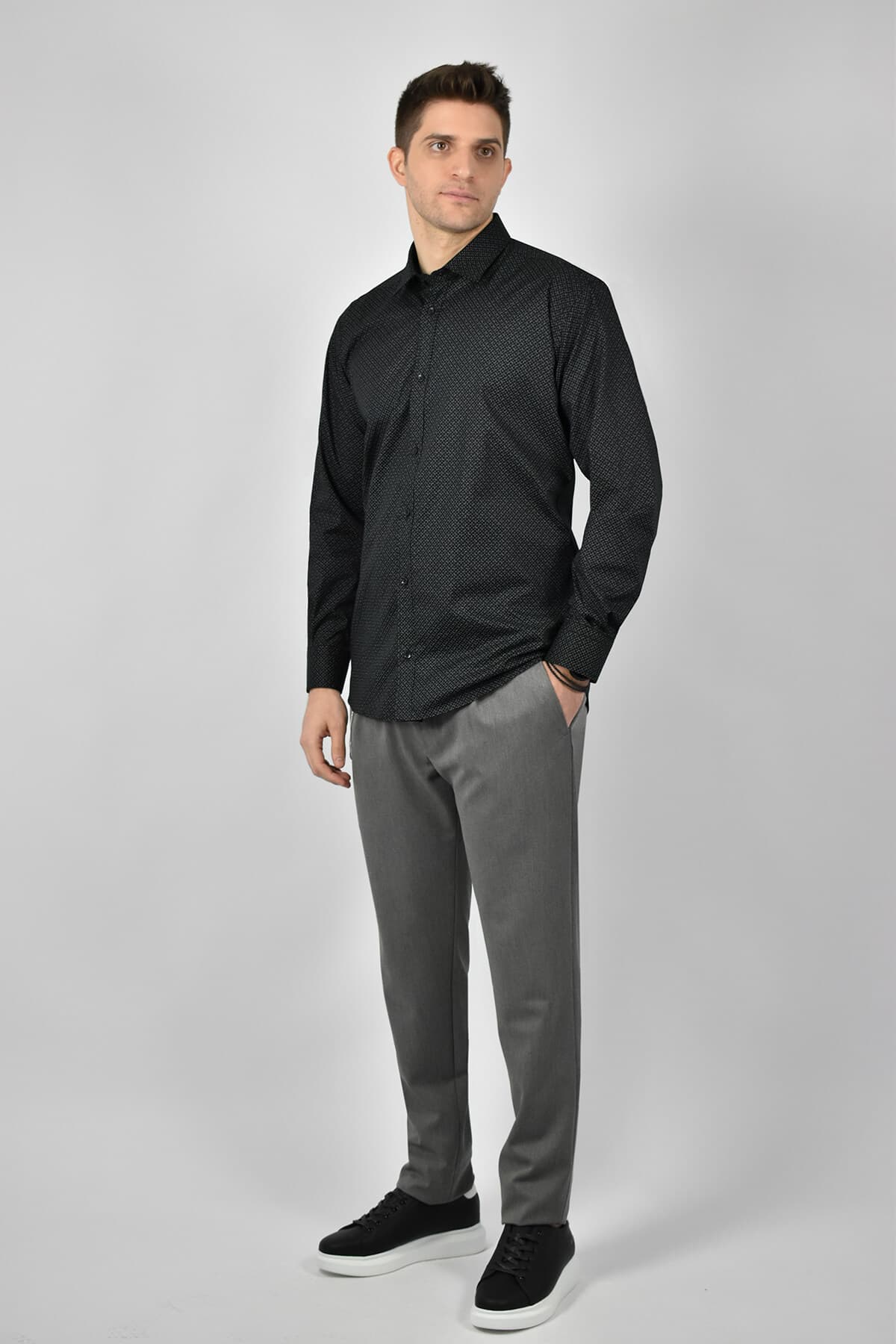 Rammazzoti Πουκάμισο Με Μικροσχέδιο