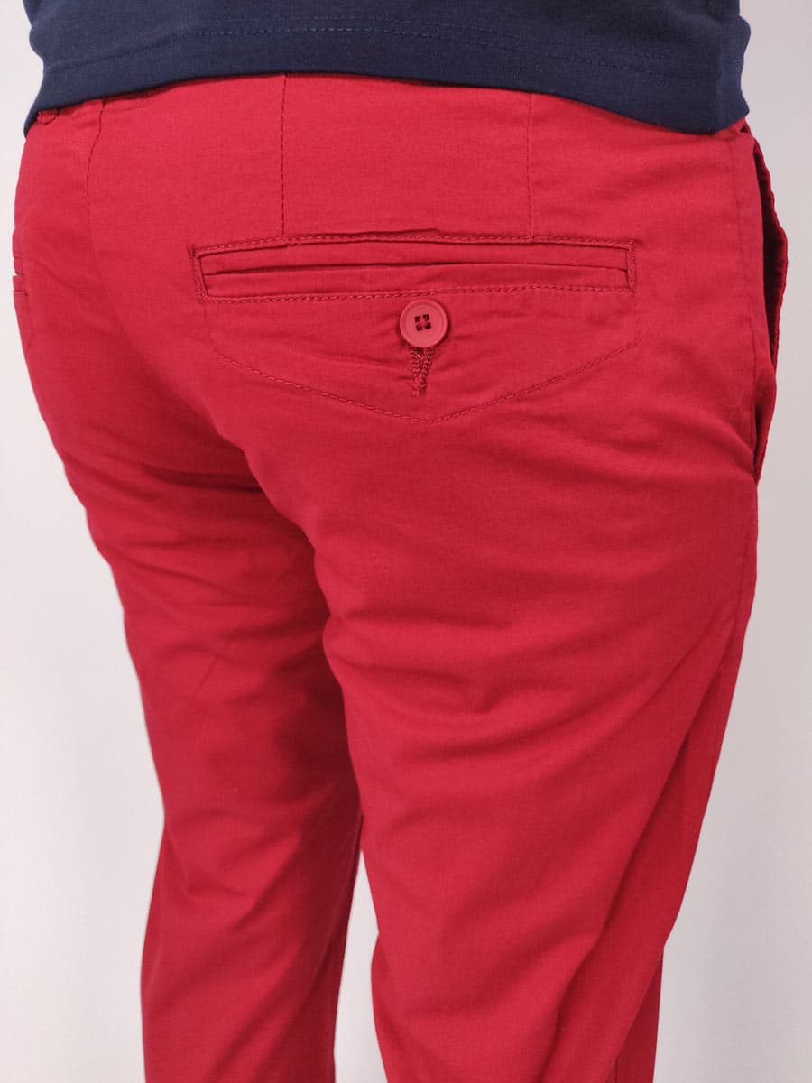 Men's Chino Pants Gnious Red