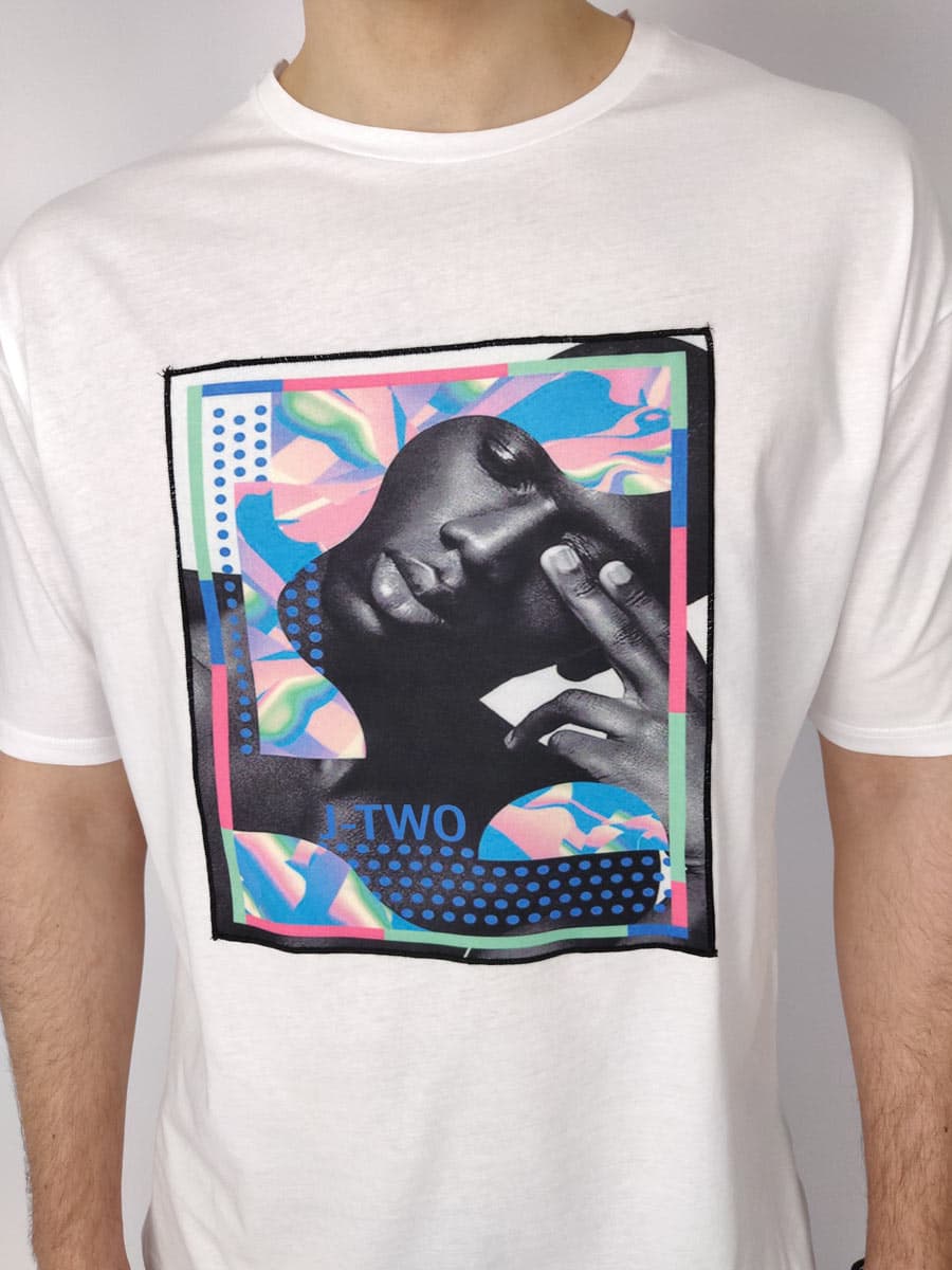 J-2 T-Shirt Oversized Με logo patch