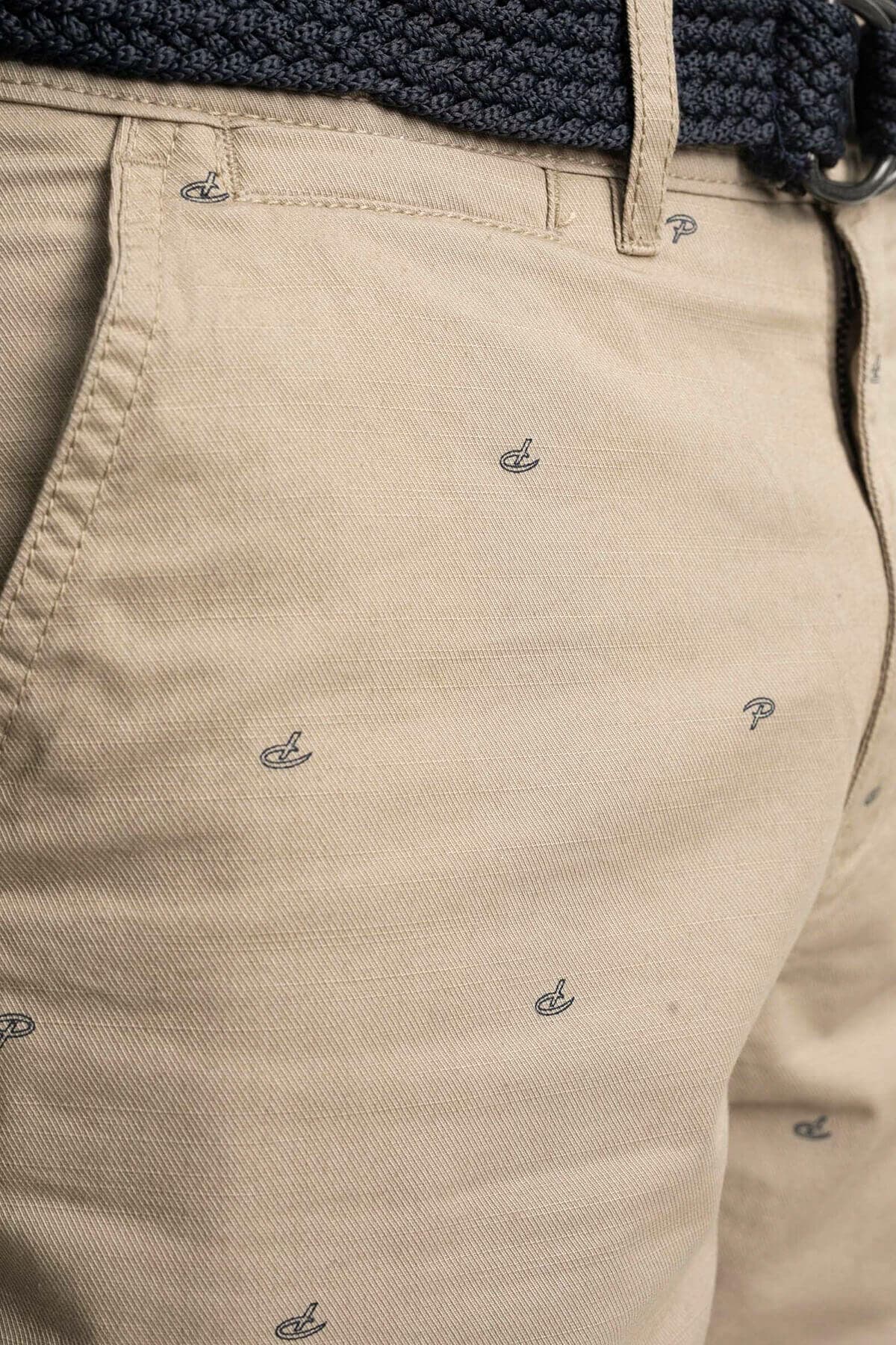 Petrol Industries Σορτς Chinos Με Μικροσχέδιο