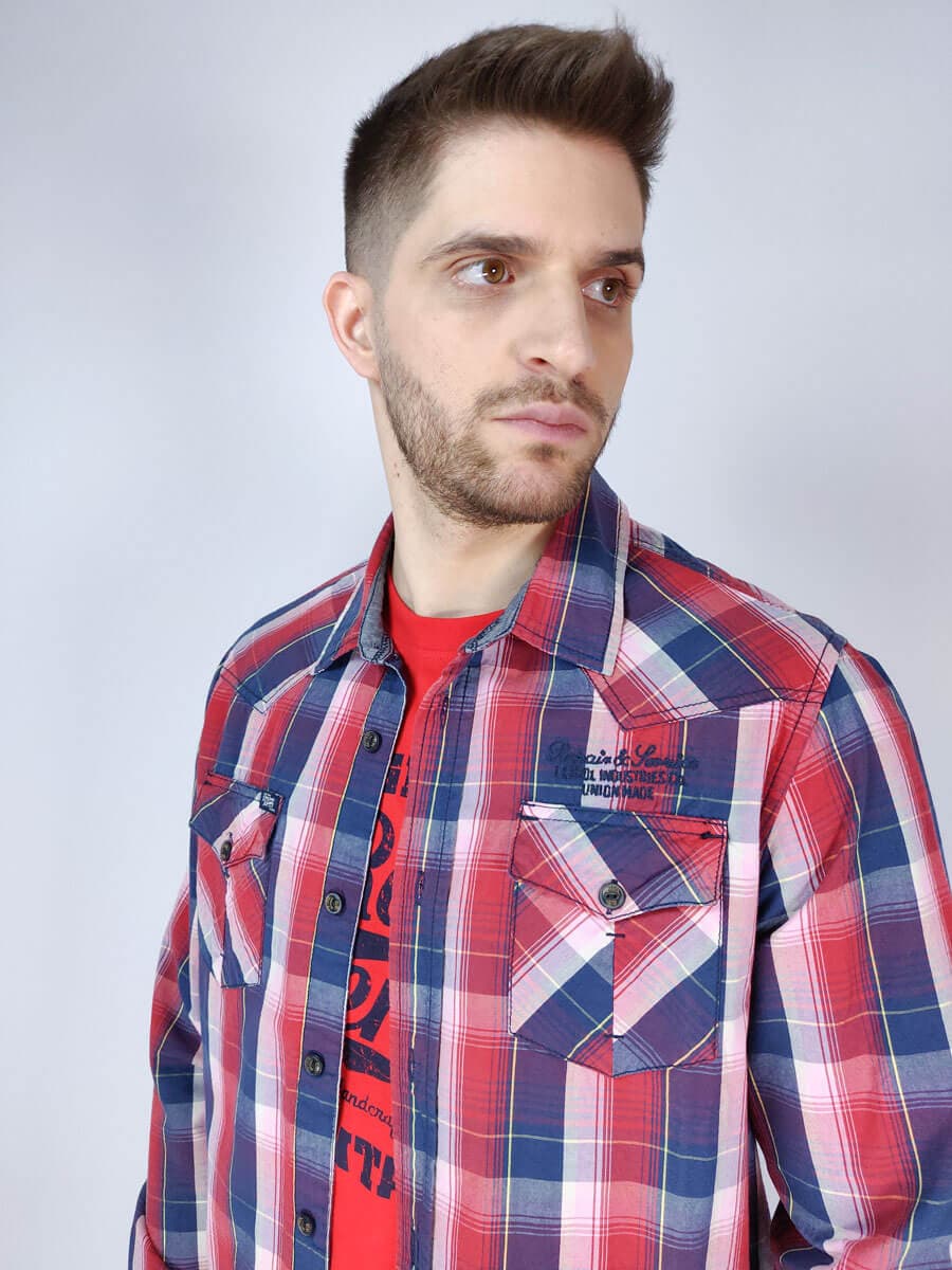 Petrol Industries Πουκάμισο Καρό