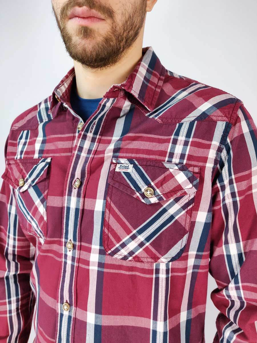 Petrol Industries Πουκάμισο Καρό
