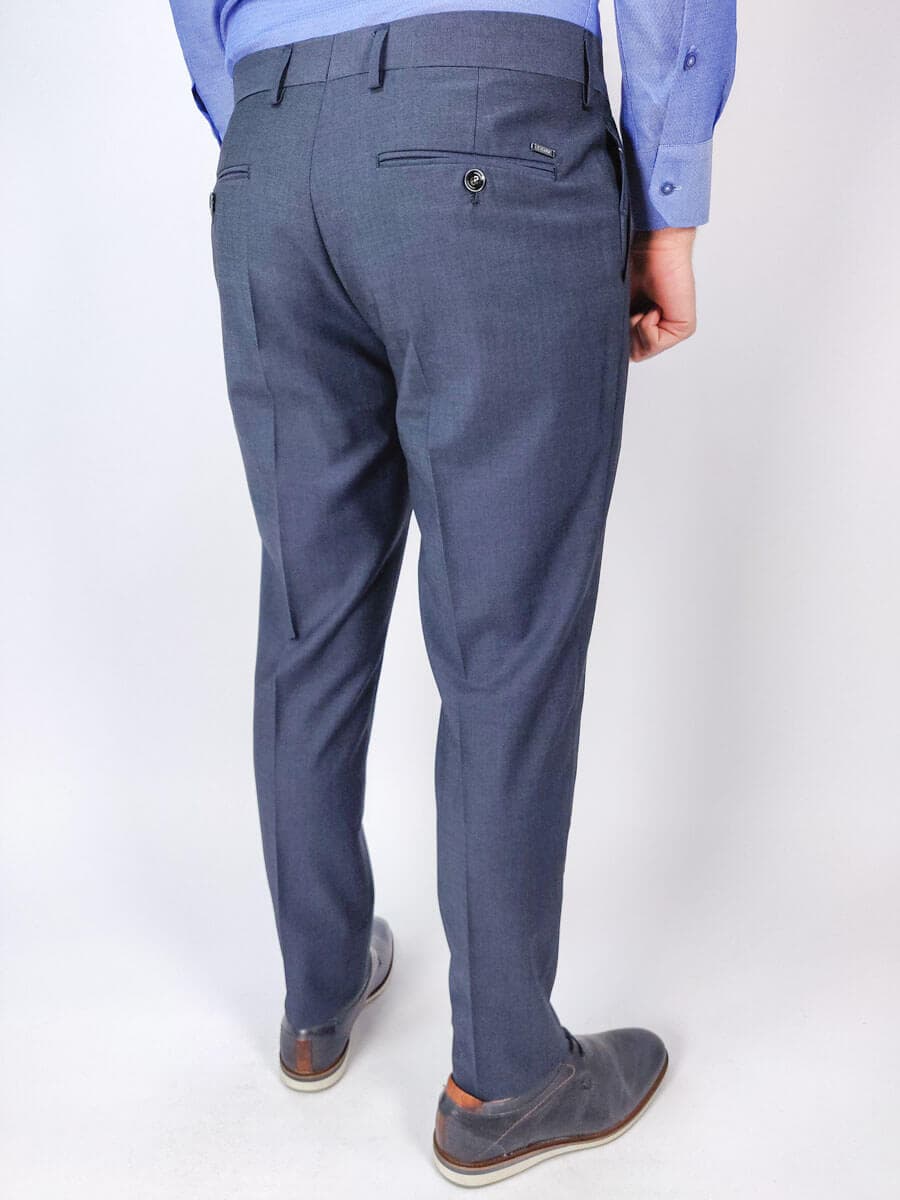 LCDN Παντελόνι Υφασμάτινο - Σκούρο‌‌ μπλε - YOUNG RIT BOSS 16