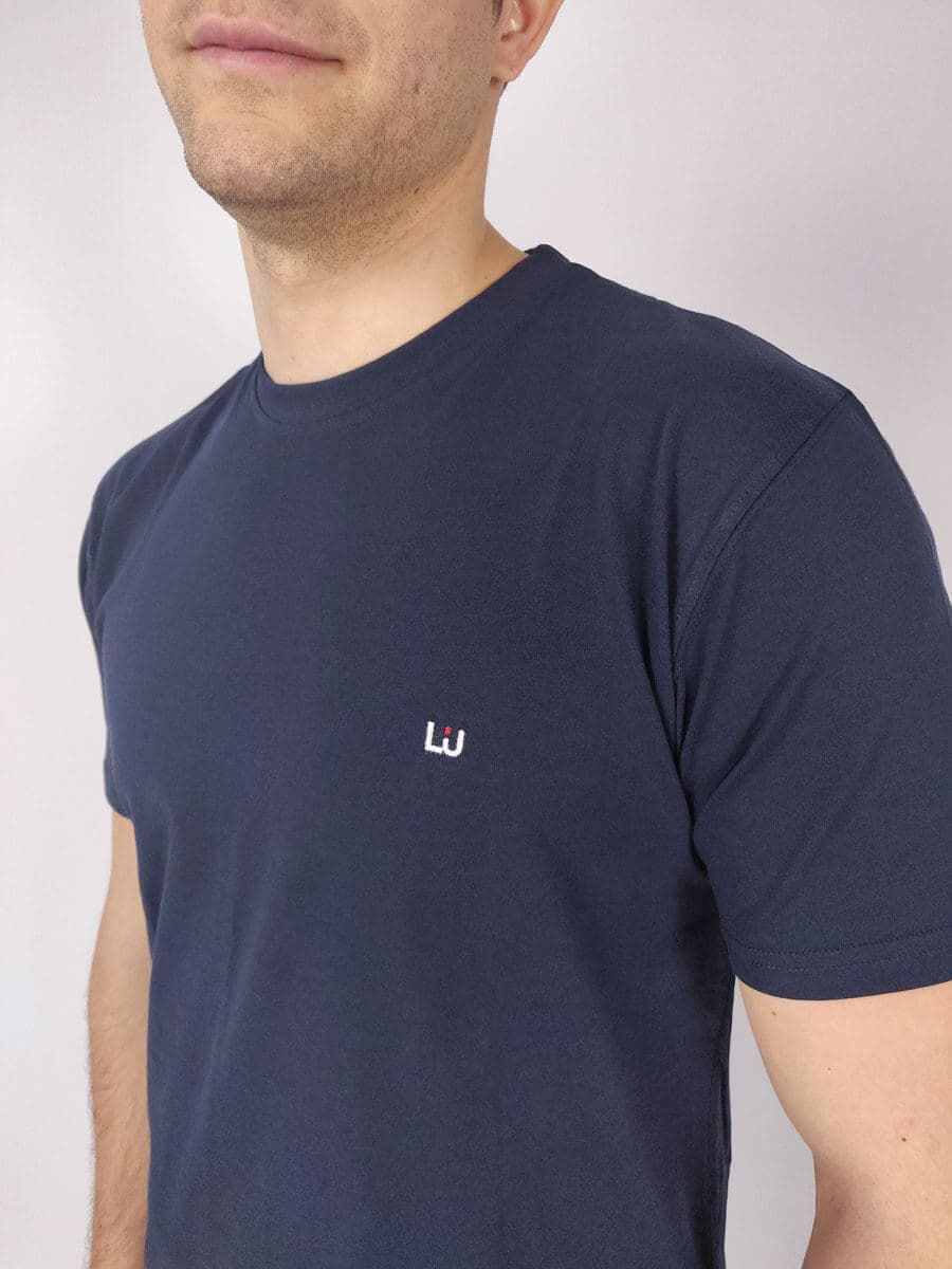 Leonardo Uomo T-Shirt - Σκούρο‌‌ μπλε - LU022002