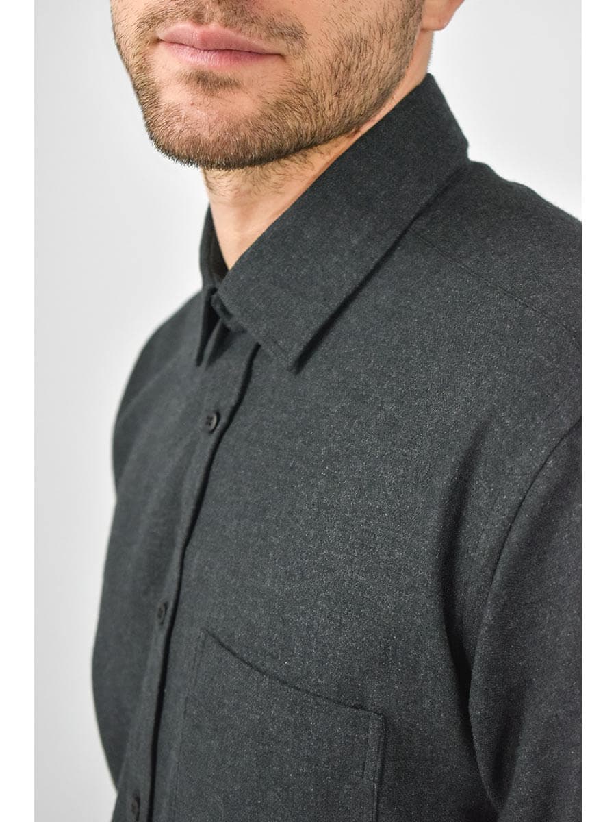 Leonardo Uomo Πουκάμισο Φανέλα