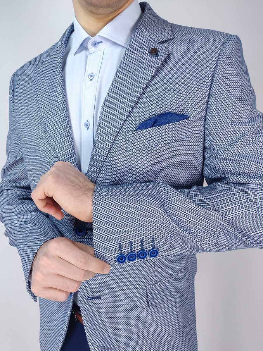 Leonardo Uomo Σακάκι Γαλάζιο Regular Fit