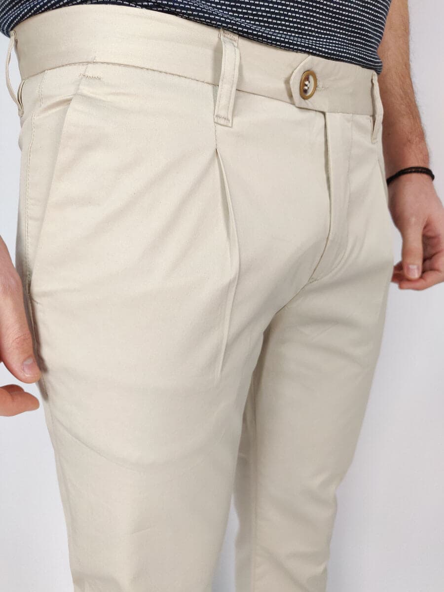 Men's Chino Pants Macan Beige