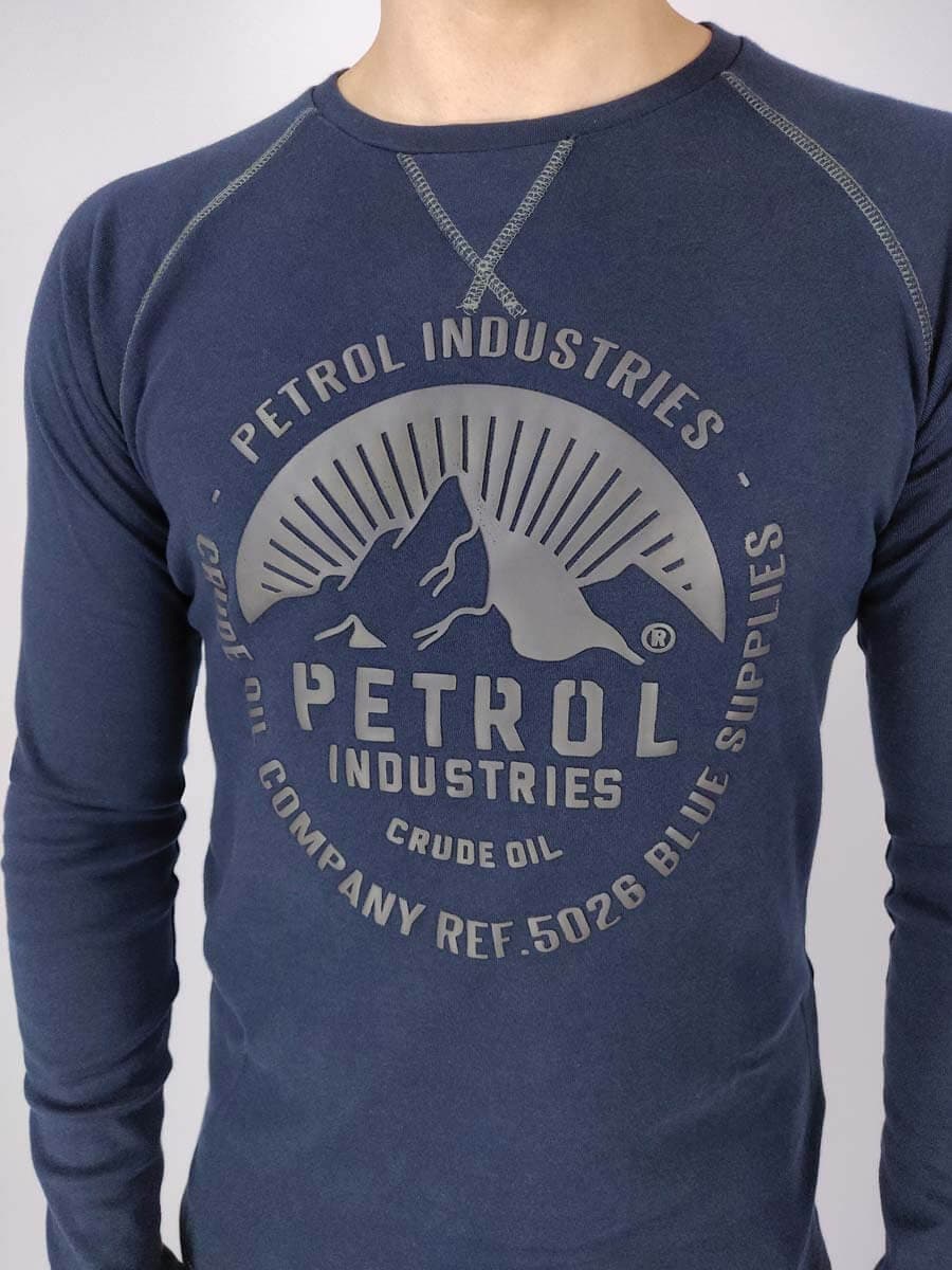 Petrol Industries Μπλούζα Με Logo - Σκούρο‌‌ μπλε