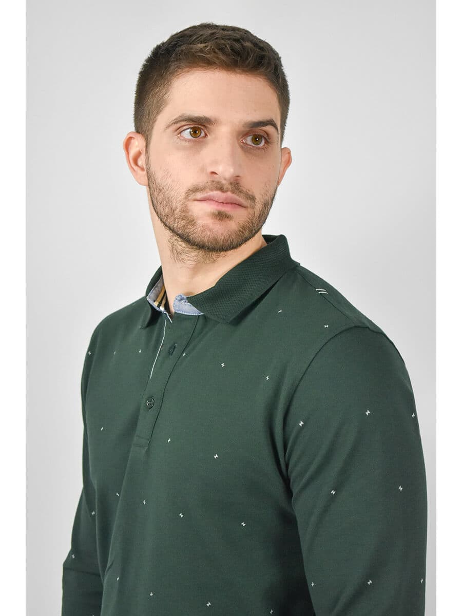 Side Effect Μπλούζα Πόλο Με Μικροσχέδιο