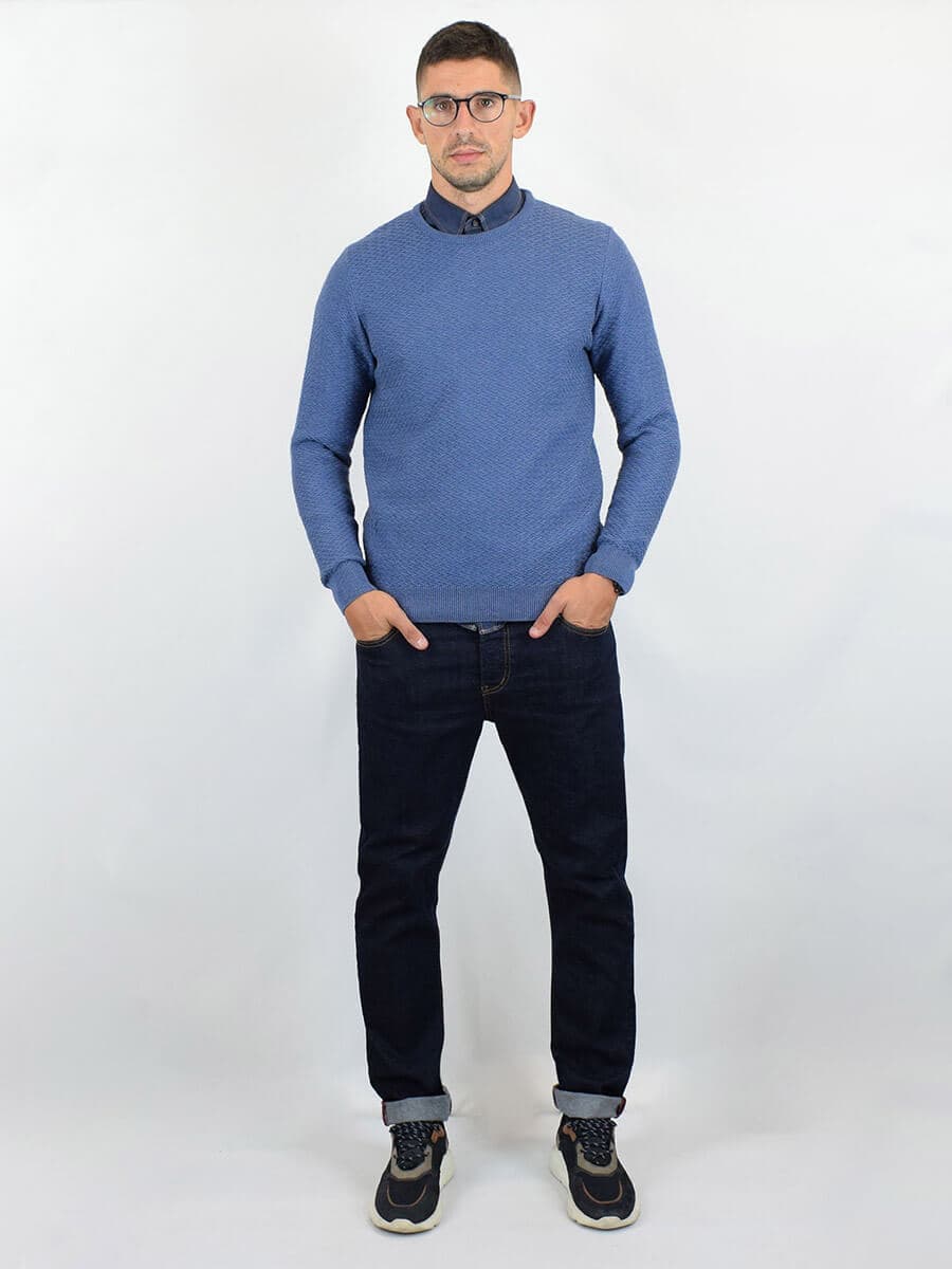 Side Effect Πουλόβερ Με Ανάγλυφο Σχέδιο