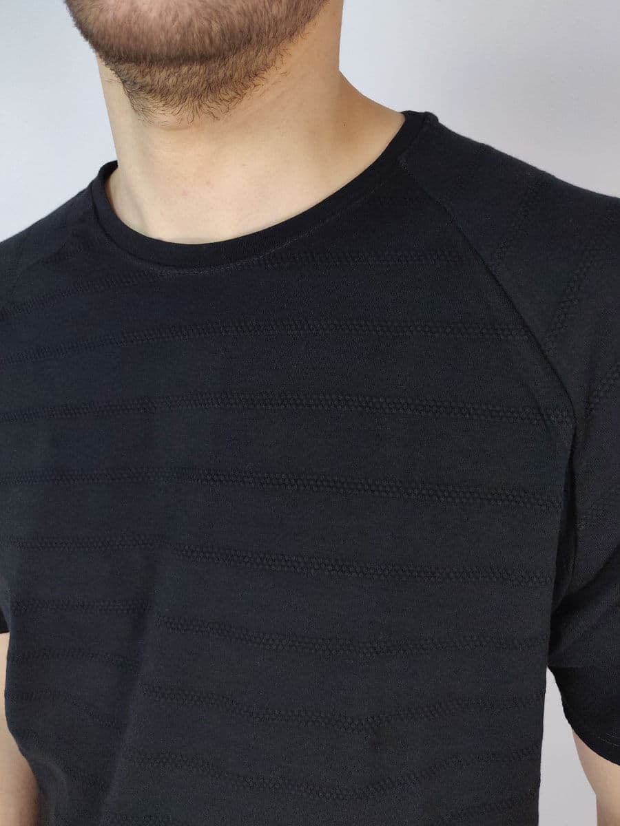 Clever T-shirt Με Aνάγλυφη Ρίγα