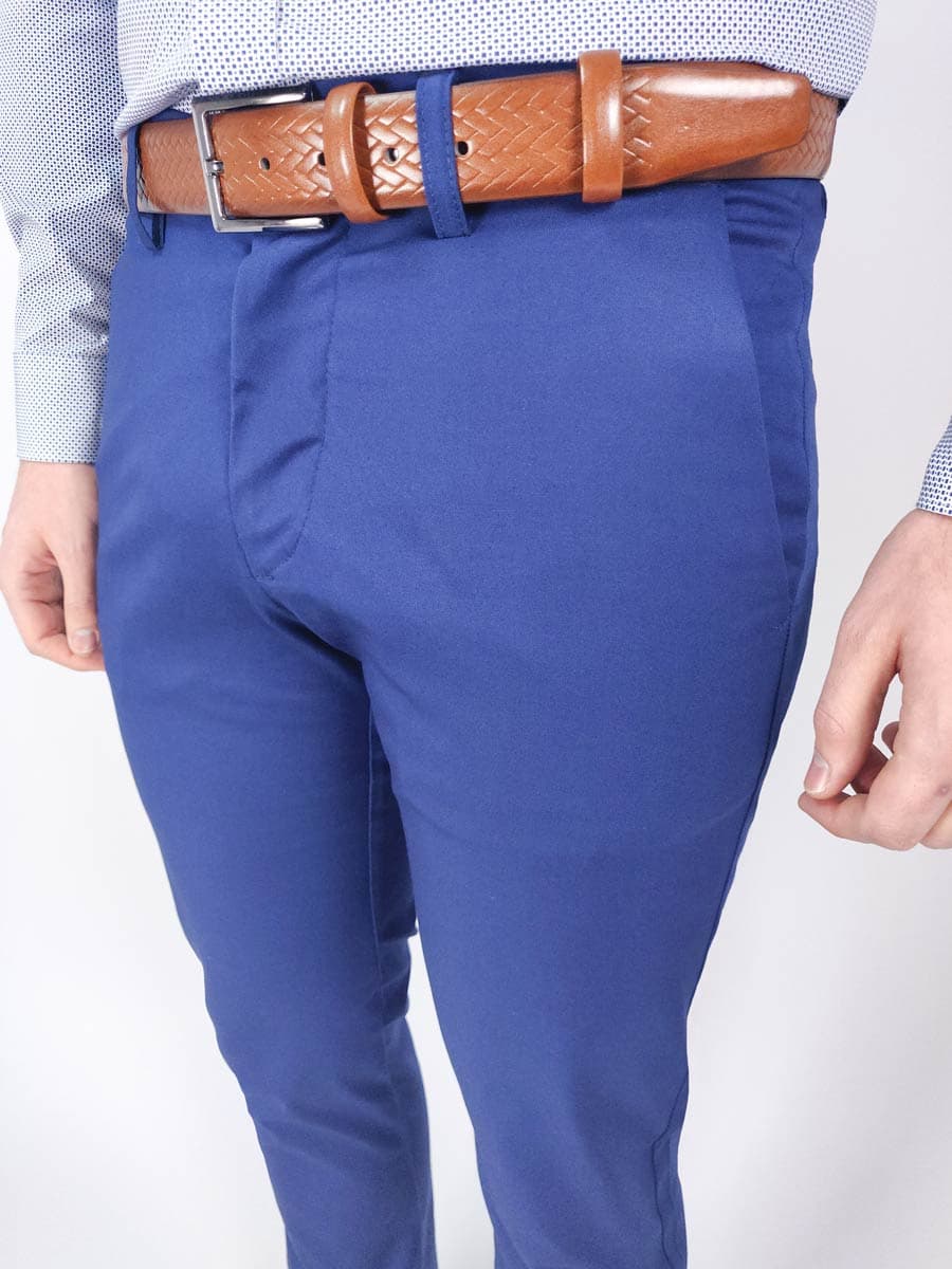 Men's Chino Pants Dellinger Man Blue