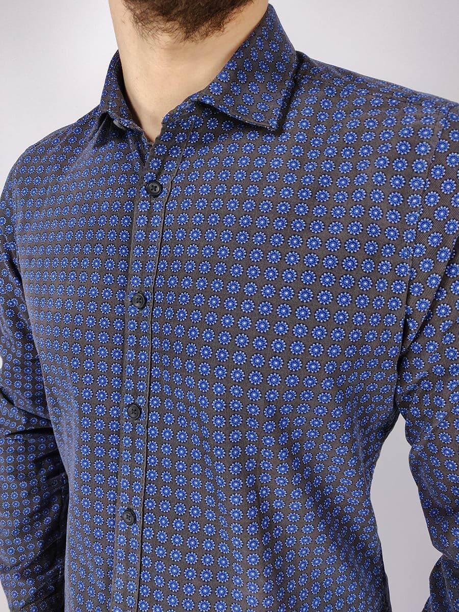 Olymp Πουκάμισο Φανέλα Με Μικροσχέδιο