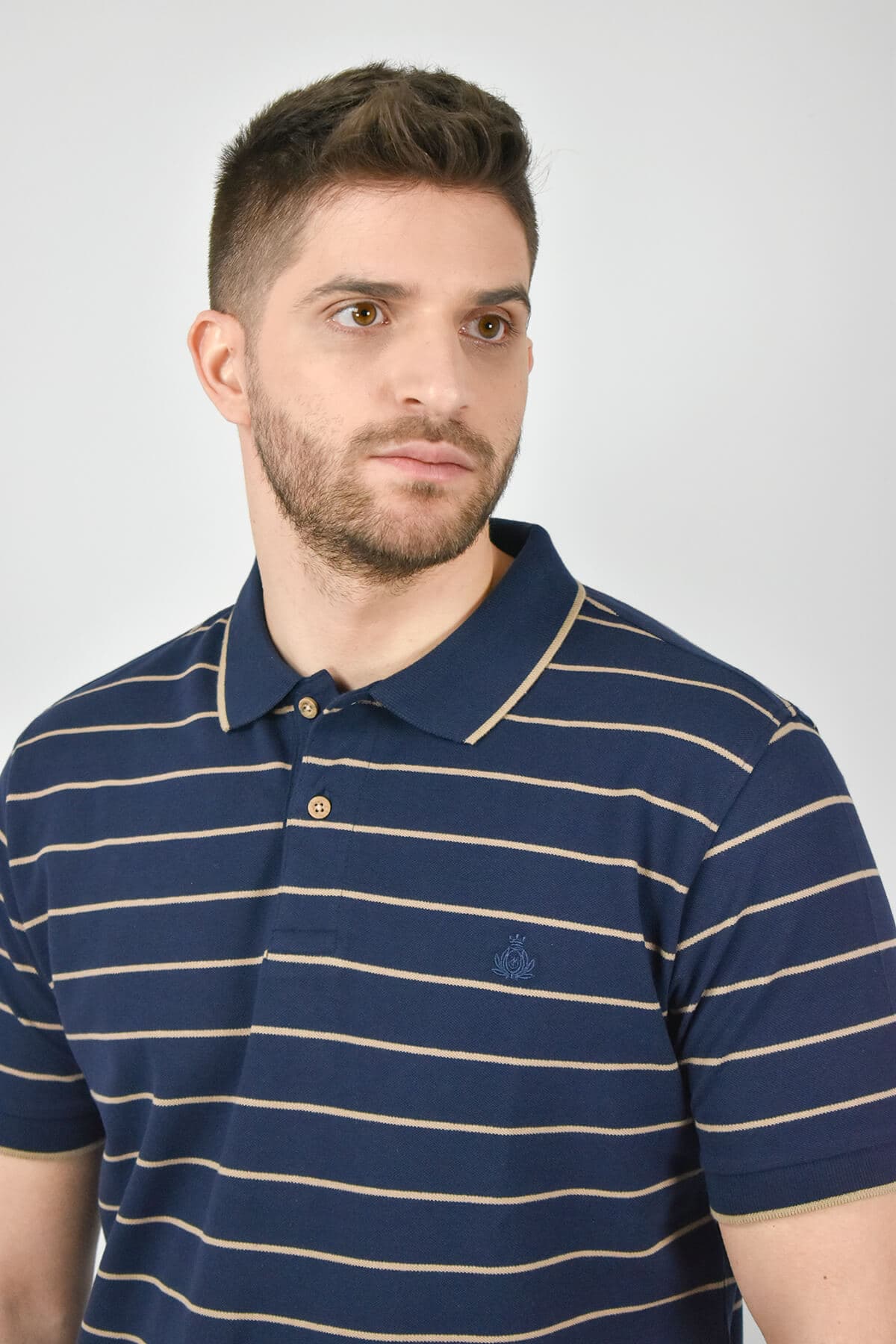 Visconti Μπλούζα Πόλο Με Ρίγες - Σκούρο‌‌ μπλε - 2708