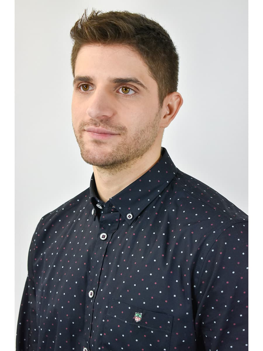 Visconti Πουκάμισο Με Σχέδιο - Σκούρο‌‌ μπλε