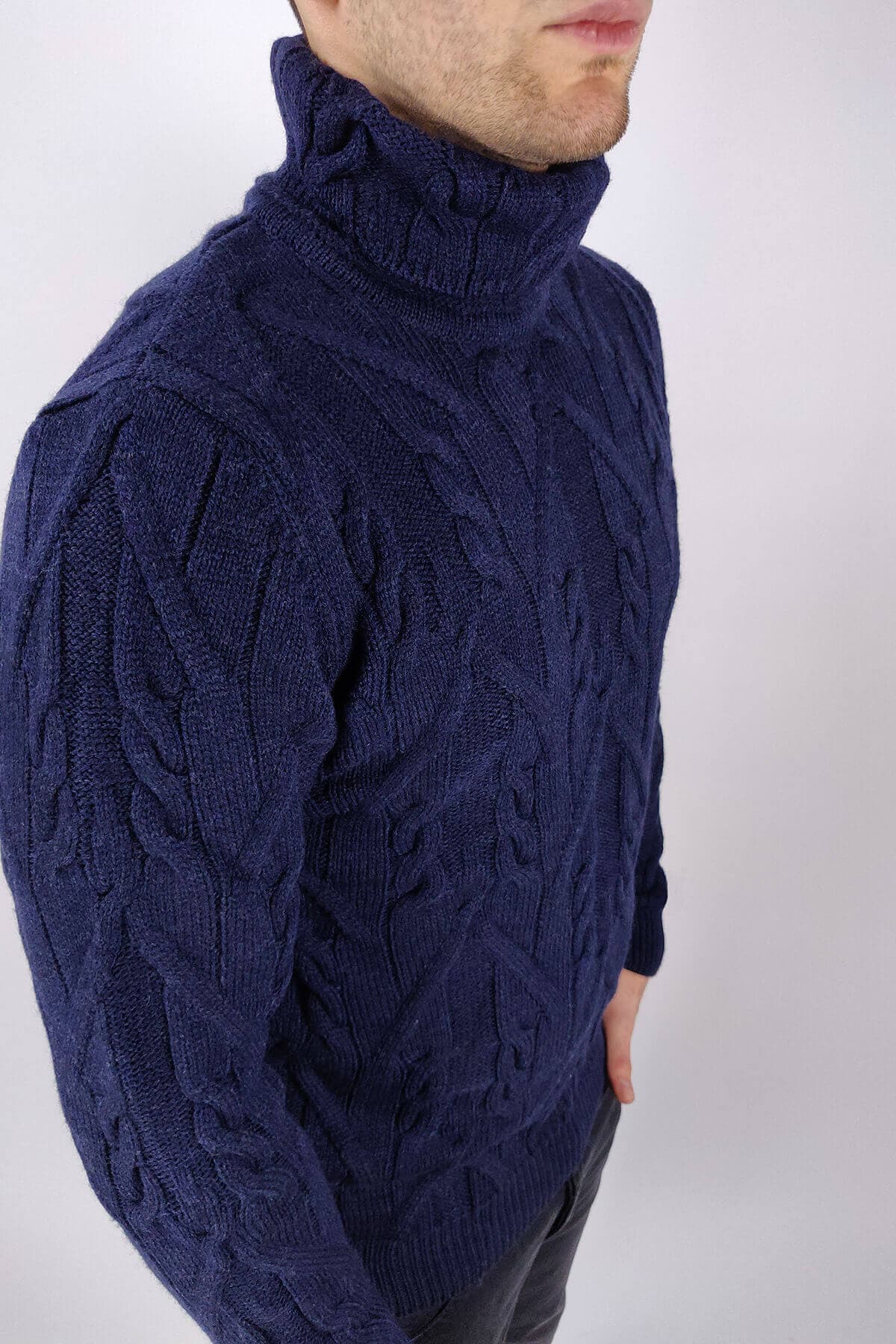 Sportswear Πλεκτό Ζιβάγκο - Σκούρο‌‌ μπλε - 5234