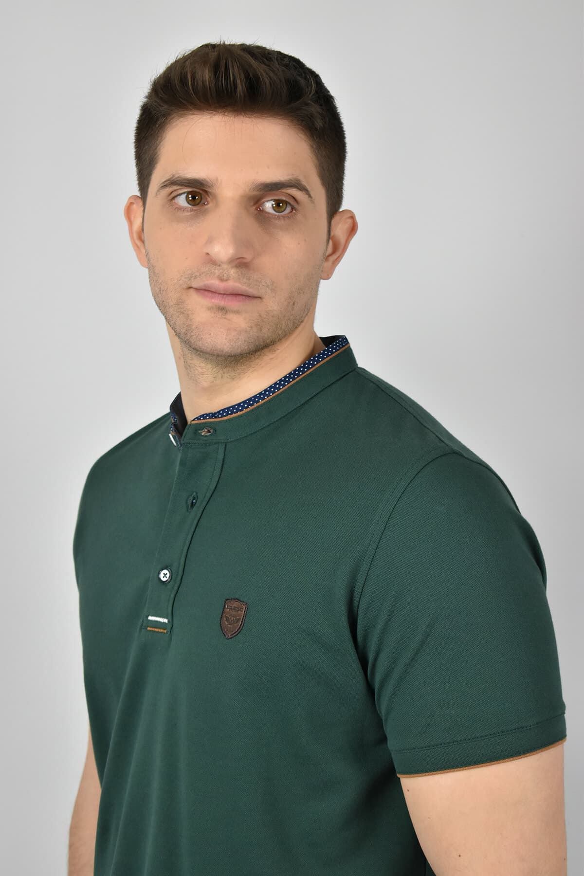 Side Effect Μπλούζα Πόλο Με Μάο Γιακά